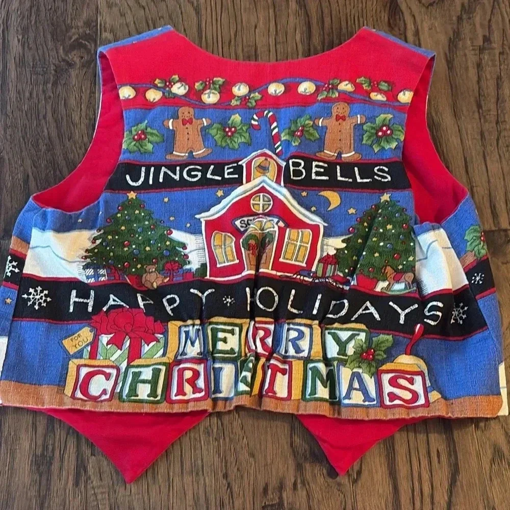 Vintage Christmas vest - Picture 2 of 3
